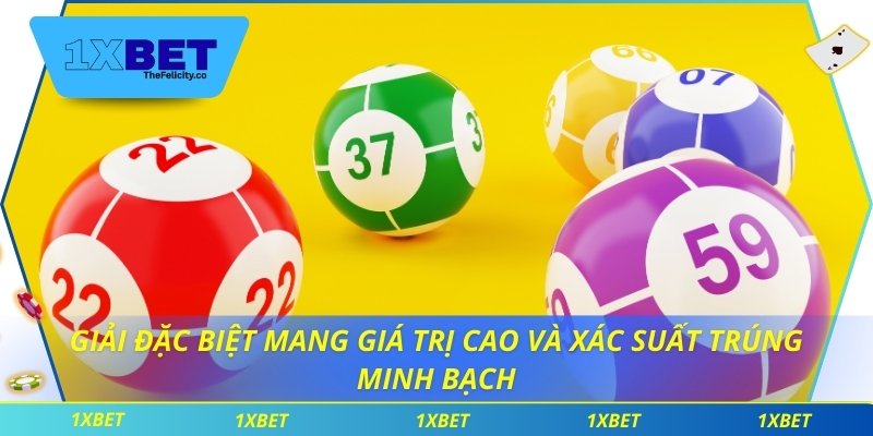 Xổ Số Siêu Tốc 1xbet - Cơ Hội Thắng Nhanh Trong Vài Phút Giải đặc biệt mang giá trị cao và xác suất trúng minh bạch