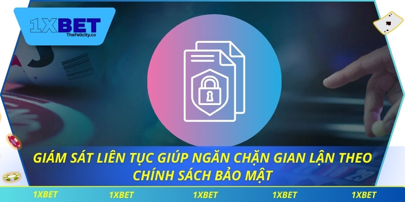 Chính Sách Bảo Mật Giám sát liên tục giúp ngăn chặn gian lận theo chính sách bảo mật