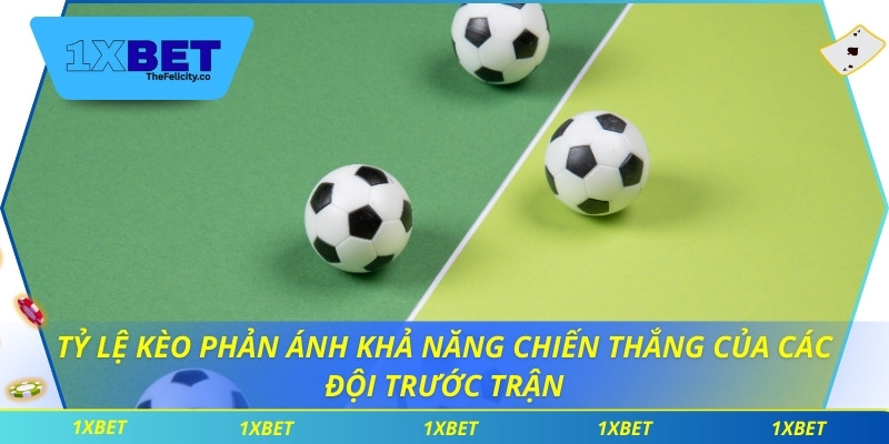 Tỷ Lệ Kèo Bóng Đá Châu Âu 1xbet Mang Lợi Thế Vượt Trội Tỷ lệ kèo phản ánh khả năng chiến thắng của các đội trước trận